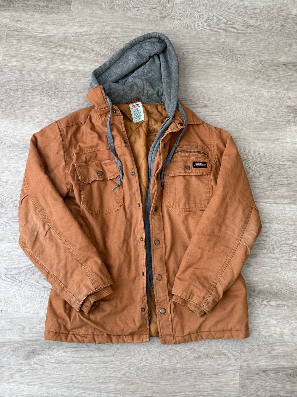 Dickies Brown Hooded Work Jacket